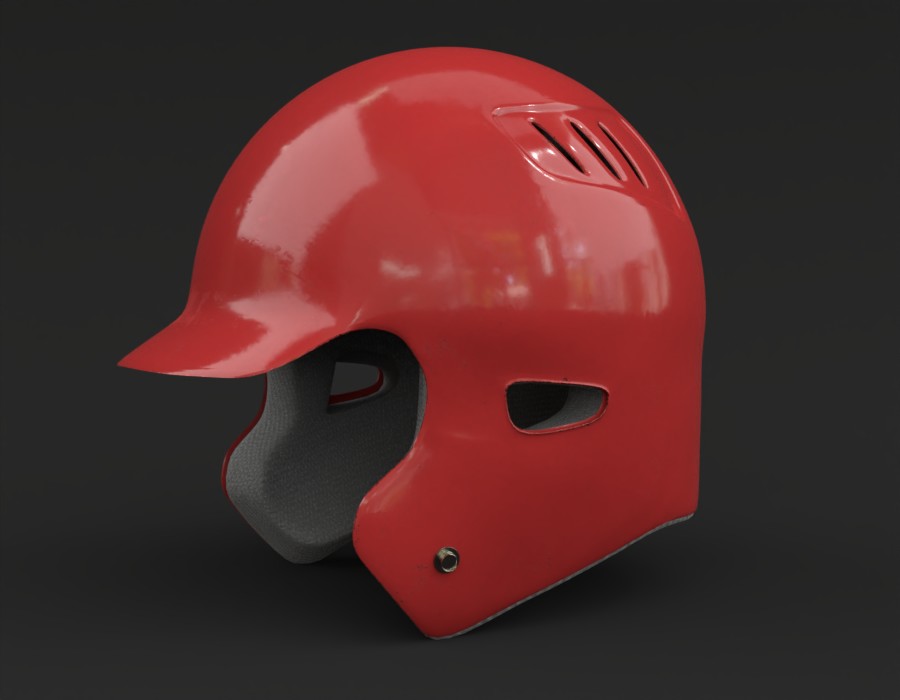 Baseball Helmet PBR  preview image 1